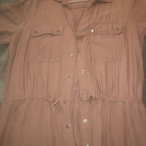 Michael Kors pink button down shirt